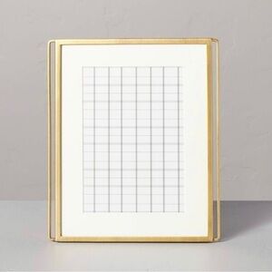 5”x7” Wire-Edge Brass Picture Frame Antique Finish - Hearth & Hand with Magnolia